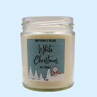 White Christmas Soy Candle