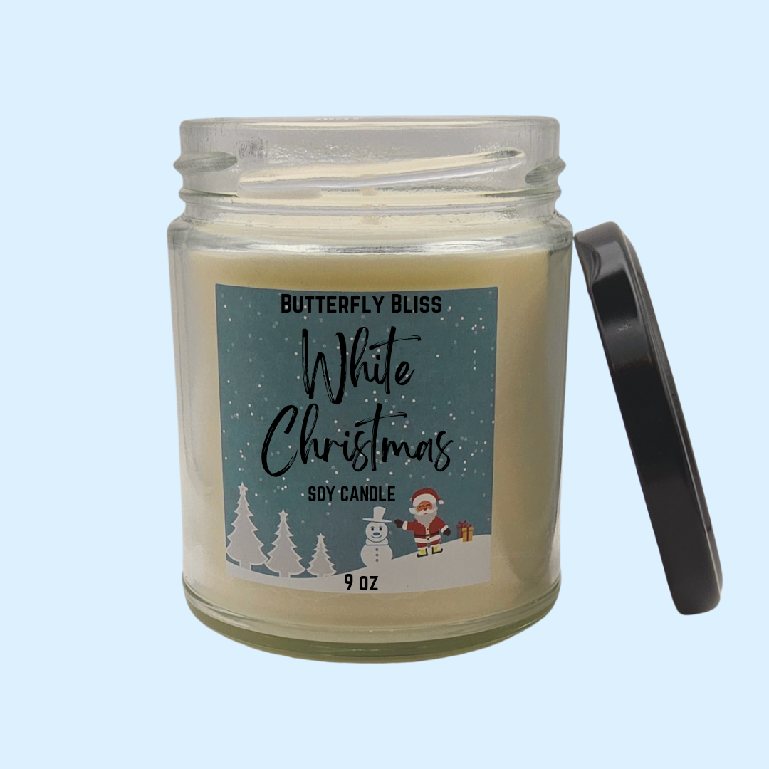 White Christmas Soy Candle