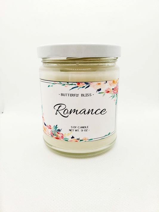 Sandalwood Candle | Floral Musk Scented Candle | Amber Soy Candle | Romance Candle Gift | Valentines Soy Candle | Clean Burn Candle