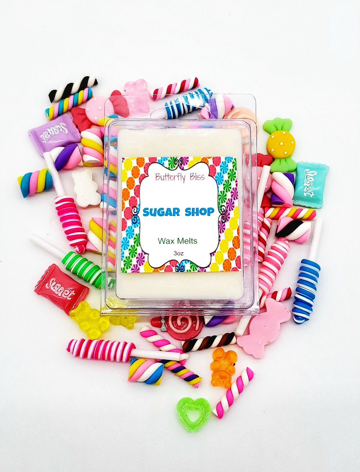 Candy | Scented Soy Wax Melt | Cotton Candy Wax Melt | Candy Scented Wax Melt | Wax Melt | Fun Scented Wax Melt | Candy Sprinkles Wax Melts
