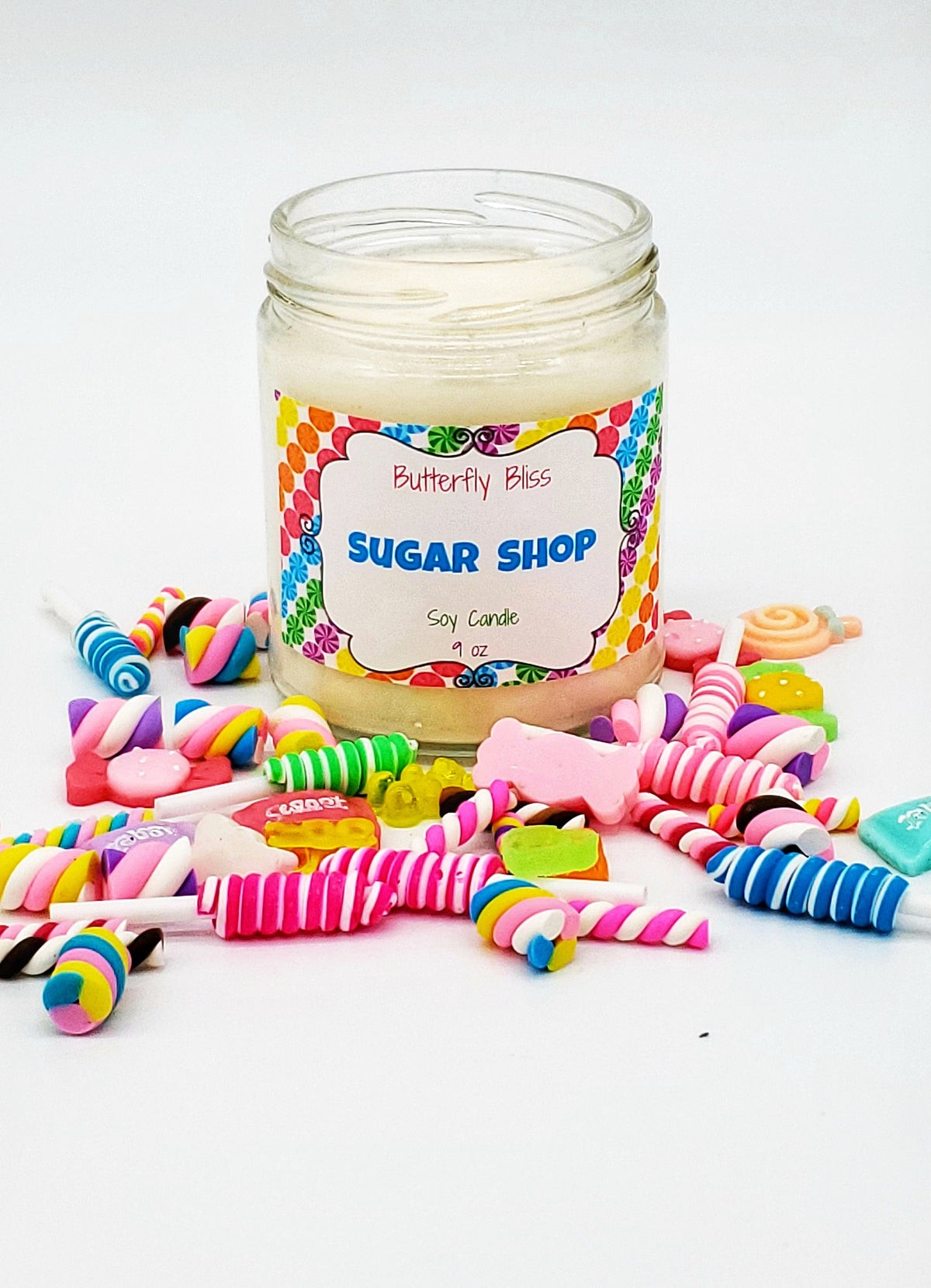 Candy Scented Candle | Candy Gift | Sugar Candle | Sweet Gift | Candy Shop Candle Gift | Unique Candle Gift | Coworker Candle | Soy Candle
