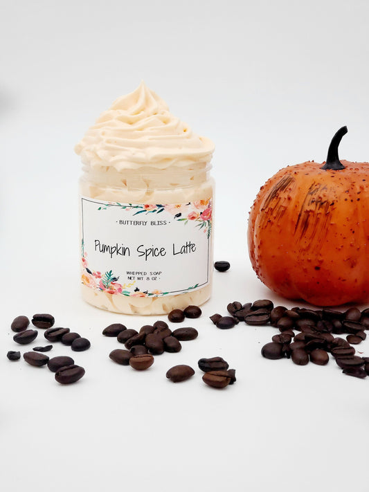 Pumpkin Spice Latte Whipped Soap | Pumpkin Spice Latte Scented | Pumpkin Scented Soap | Coffee Gift Idea | Pumpkin Spice Latte | Coffee Soap