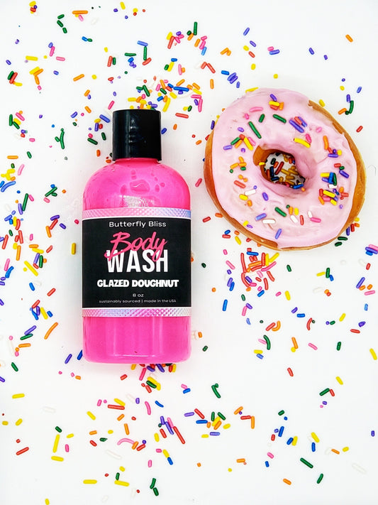 Glazed Doughnut Shower Gel, Shower Soap, Glazed Donut, Bubble Bath Women, Children's Bubble Bath, Homemade Bubble Bath, Kid Soap, Bakery