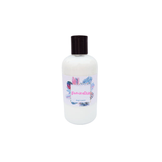 Dominatrix Creamy Vanilla and Lemon Citrus Scented Goat Milk Body and Skin Lotion Valentines Day Gift Idea for wife or friend