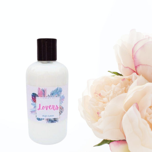 Lovers Floral and Orange Scented Goat Milk 8 oz Creamy Soft Body Lotion for gift and spa basket for friend or coworker