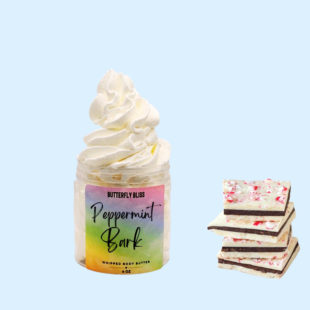 Peppermint Bark Body Butter | Natural Body Butter | Whipped Body Butter | Chocolate Body Butter | Peppermint Body Butter | Shea Body Butter