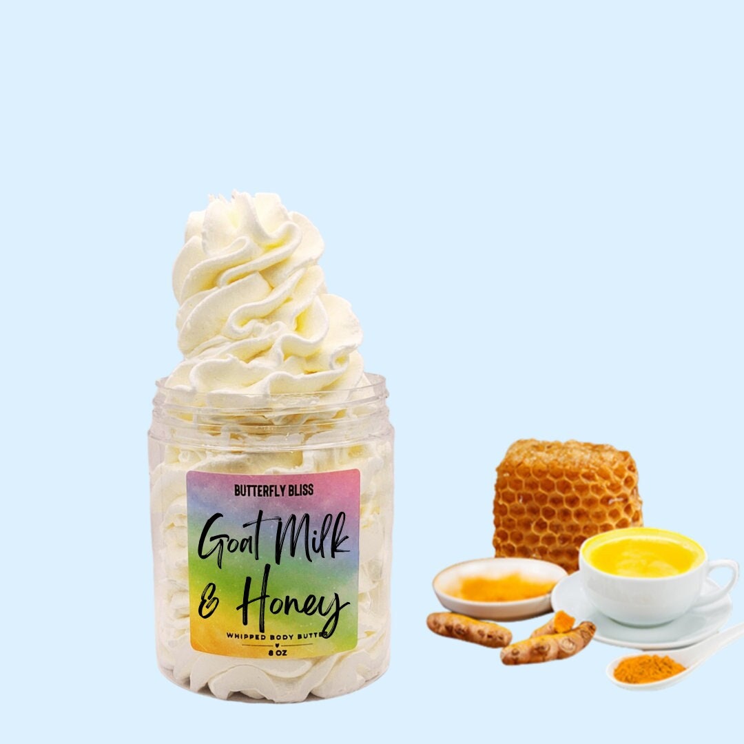 paraben free lotion | goat milk and honey lotion | whipped body butter | organic lotion | best body butter | whipped shea butter