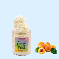 Natural Body Lotion | Hand Cream | Whipped Body Butter Lotion | Skincare | Gift for Her | Peach Body Butter | Whipped Natural Body Butter
