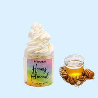 Whipped body butter | Natural lotion | Honey Almond Whipped Body Butter | Natural skin care | Skincare | Body lotion | almond scented