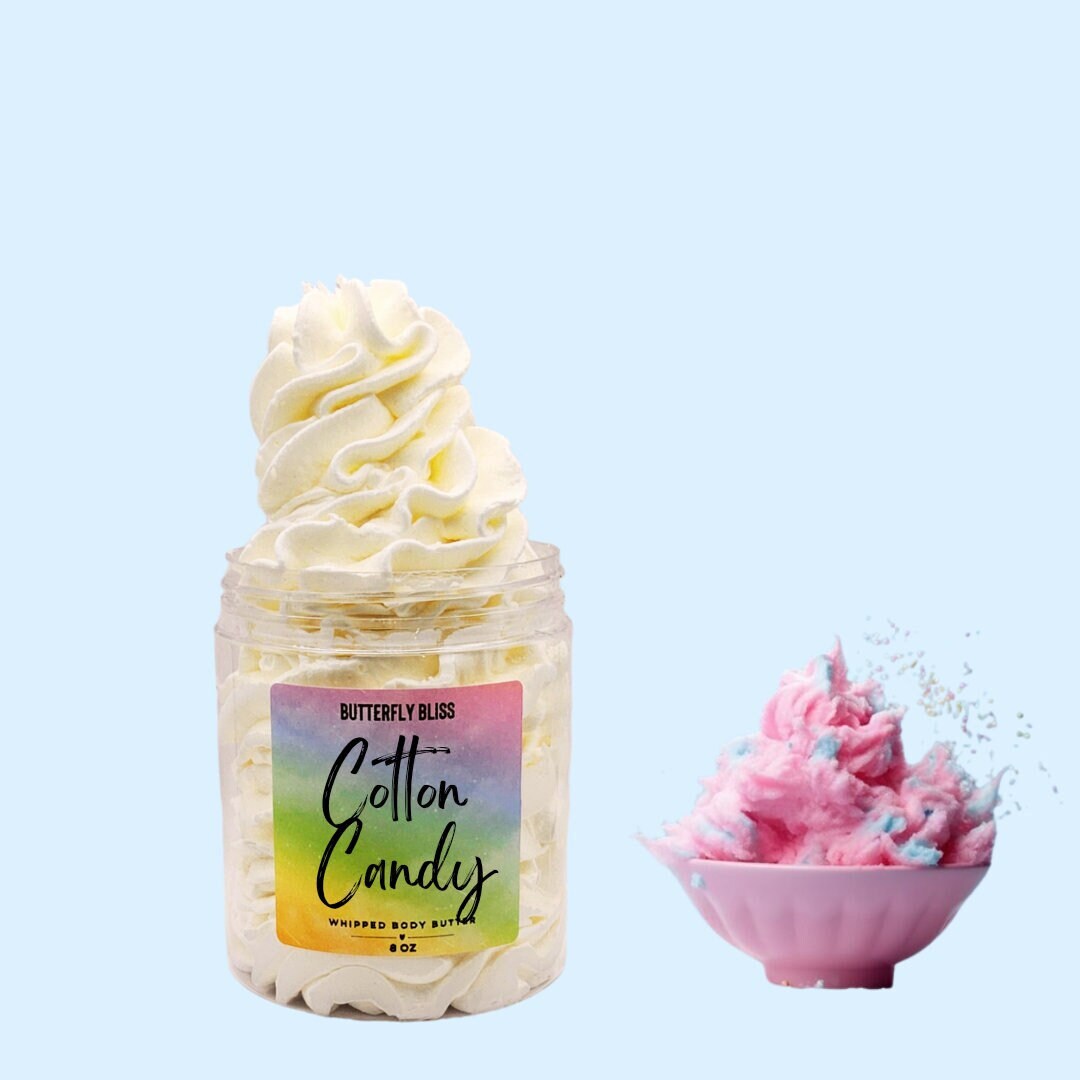 Whipped Body Butter | Cotton Candy Whipped Lotion | Lotion | Natural Body Butter | Hand Cream | Body Lotion | Body Butter Lotion | candy