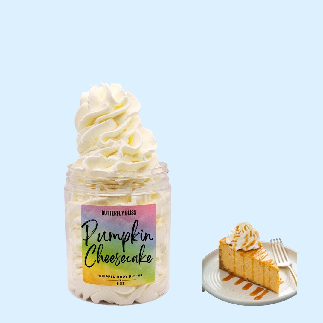 Organic Pumpkin Lotion | Pumpkin Cheesecake Shea Body Butter | Pumpkin Cheesecake | Pumpkin Moisturizer | For Pumpkin Lovers | 4oz | lotion