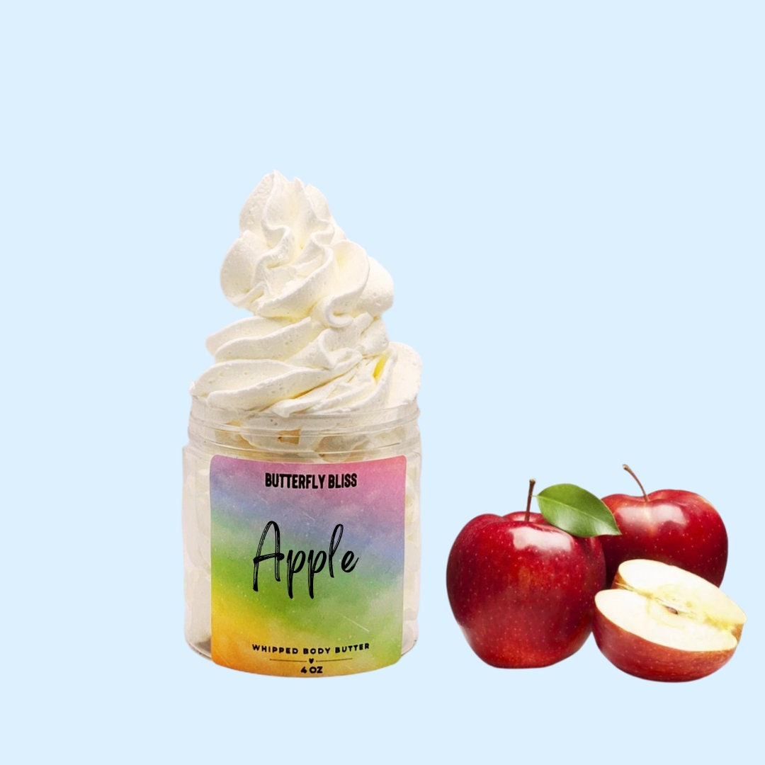 whipped body butter | apple body butter | body butter | natural | whipped shea butter | shea butter lotion | moisturizing lotion | lotion