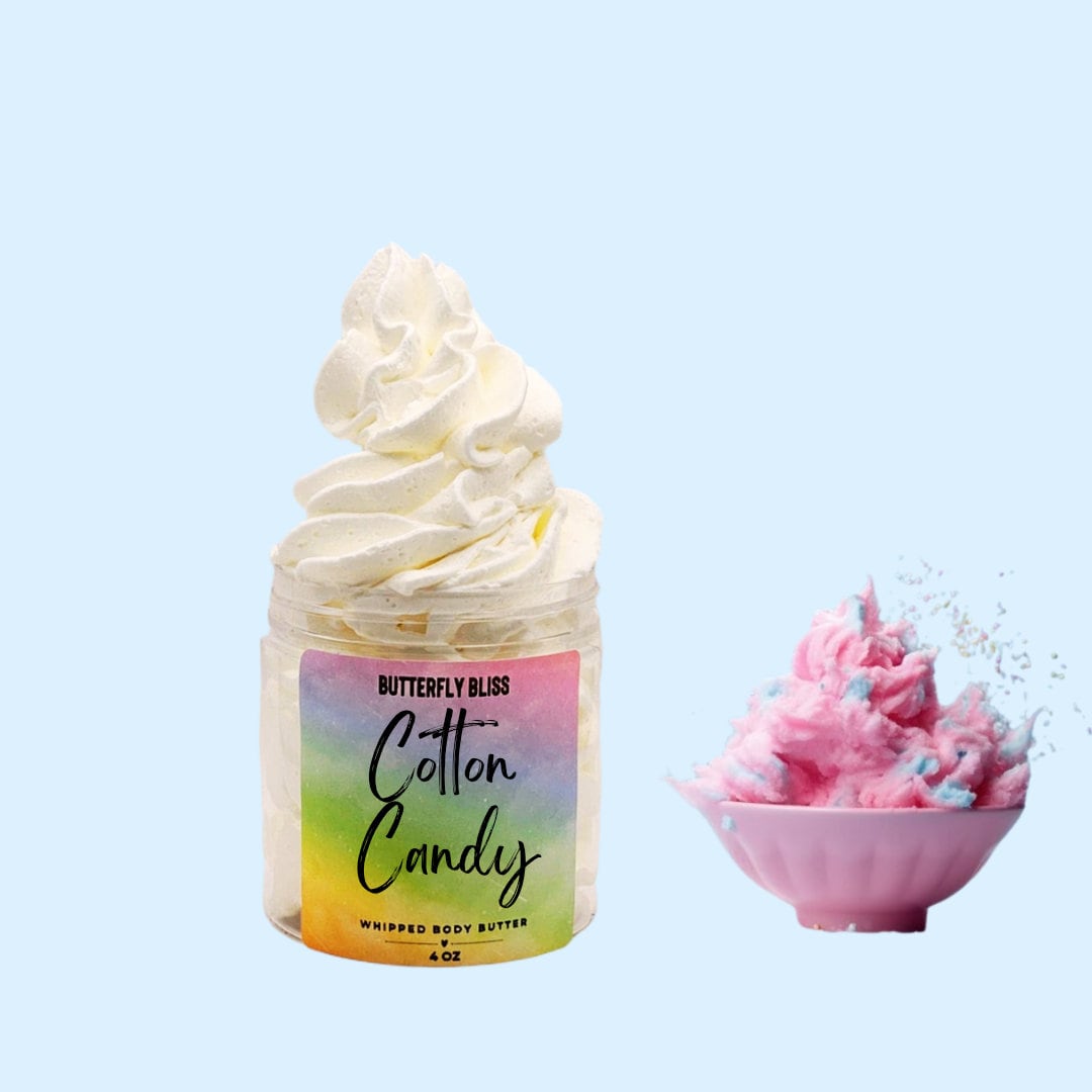 Whipped Body Butter | Cotton Candy Whipped Lotion | Lotion | Natural Body Butter | Hand Cream | Body Lotion | Body Butter Lotion | candy