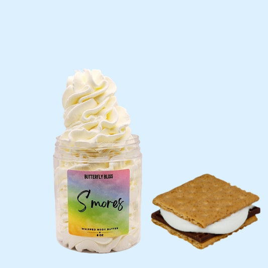 Smores- 4OZ- Scented lotion- Body Butter- Hiking- Camping- Nature Lover- Sweet gift- Hiking Gift- Adventure Awaits- Smores scented | camping