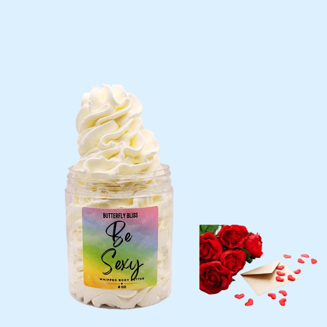 Be Sexy Fruity Coconut Lavender Jasmine Scented Body Butter for dry skin all natural No phthalates, formaldehydes, or parabens