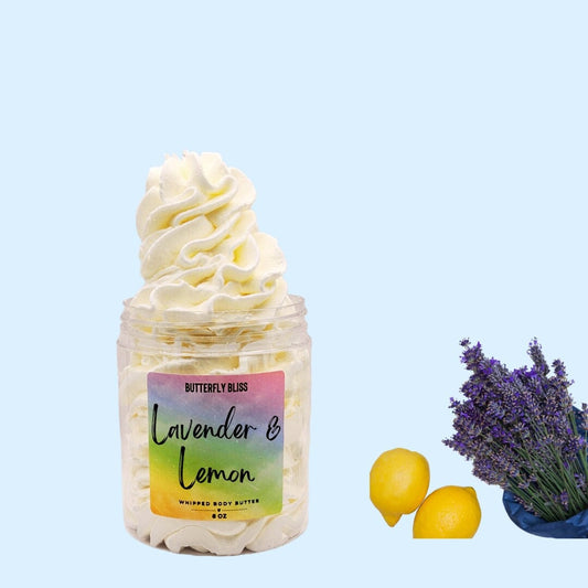 Lavender Lotion | Lavender Body Butter | Natural Lotion | Lavender and Lemon Lotion | Whipped Shea Butter | Gifts for her | Lotion | Butter