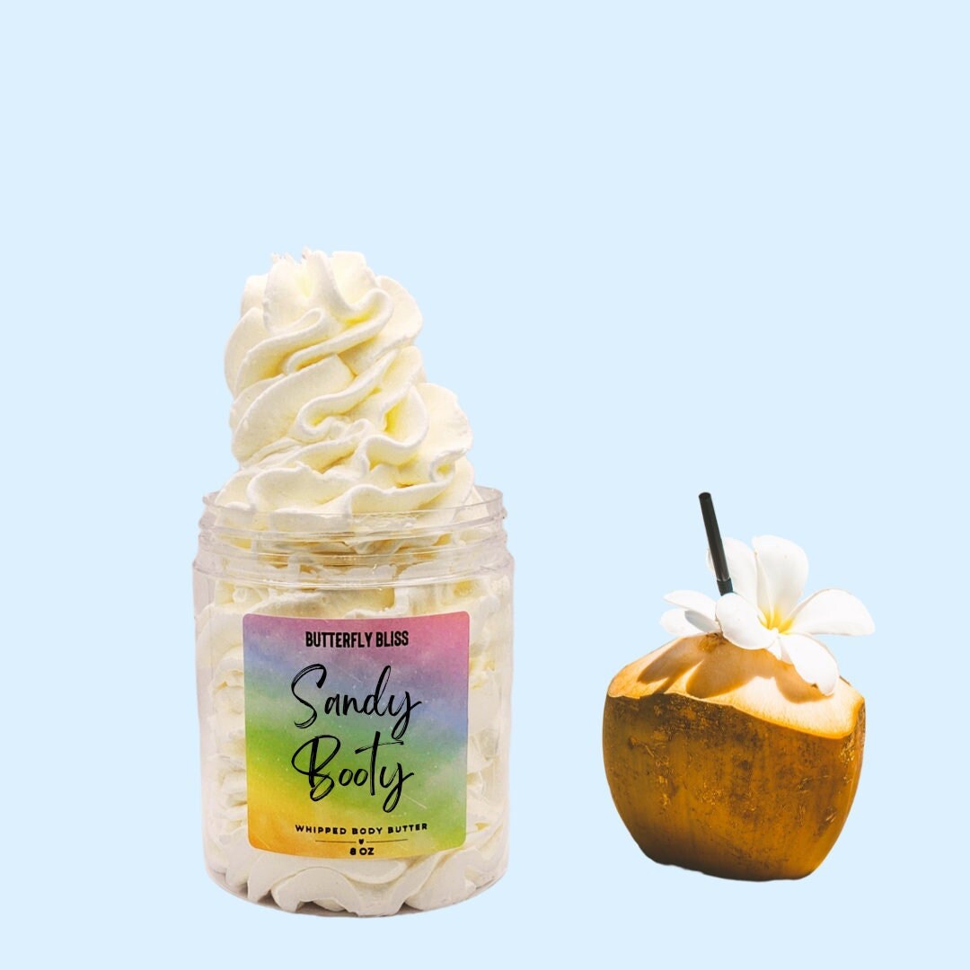 Whipped Body Butter, Beach Lotion, Birthday gift ideas, Natural Body Cream, Moisturizing Hand Lotion Gift For Her, Bath and Beauty, Cream