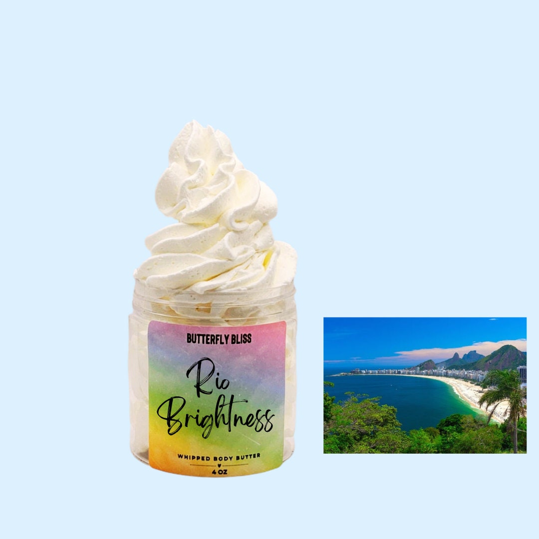 Rio Brightness Body Butter, Cream, Creamy Butter, Lotion, Girlfriend Lotion, Best Friend Gift, Skincare, Natural Skincare, Body Butter