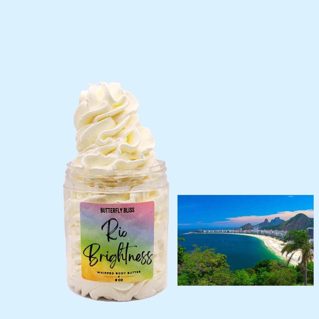 Rio Brightness Body Butter, Cream, Creamy Butter, Lotion, Girlfriend Lotion, Best Friend Gift, Skincare, Natural Skincare, Body Butter