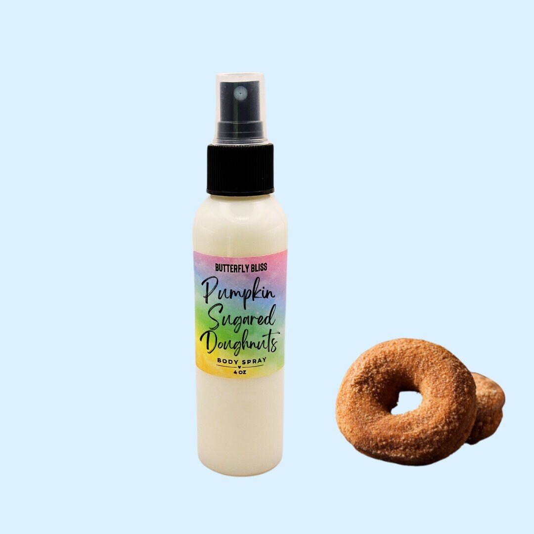 Pumpkin Sugared Doughnuts Scented Body Mist and Perfume Spray | Pumpkin Body Spray | Doughnut Scented Mist | Bakery Spray | Bakery Scents