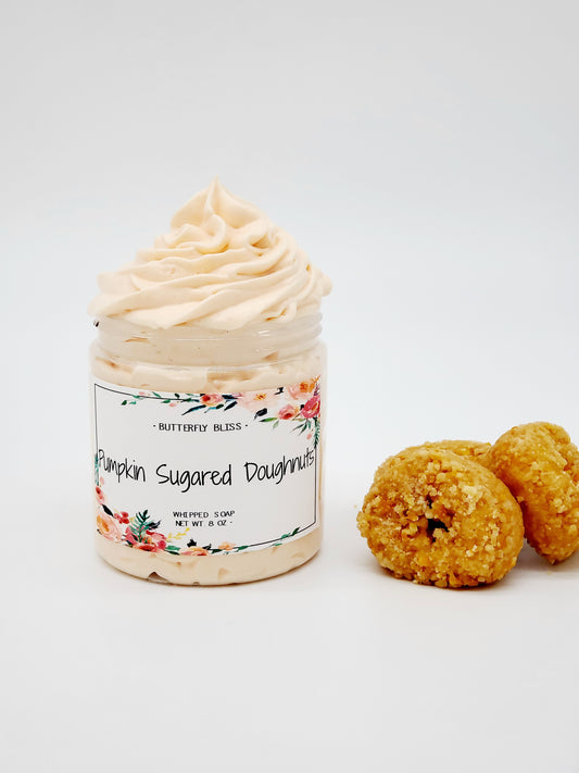 Pumpkin Sugared Doughnuts Whipped Soap