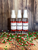 Christmas Scented body spray sample sets
