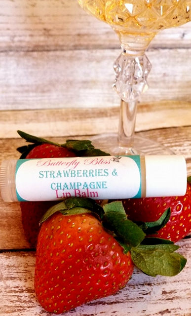 Strawberries and Champagne Lip Balm