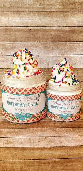 Birthday Cake Whipped Soap