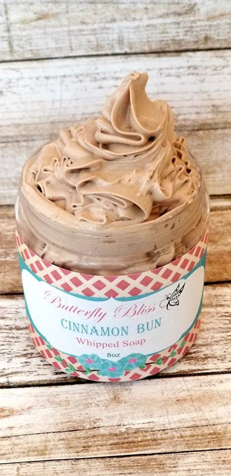 Cinnamon Bun Whipped Soap