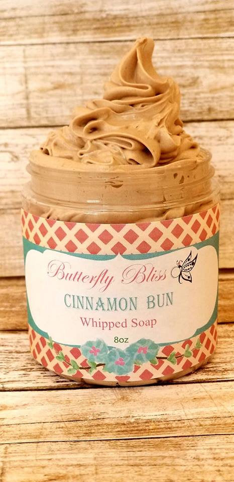 Cinnamon Bun Whipped Soap
