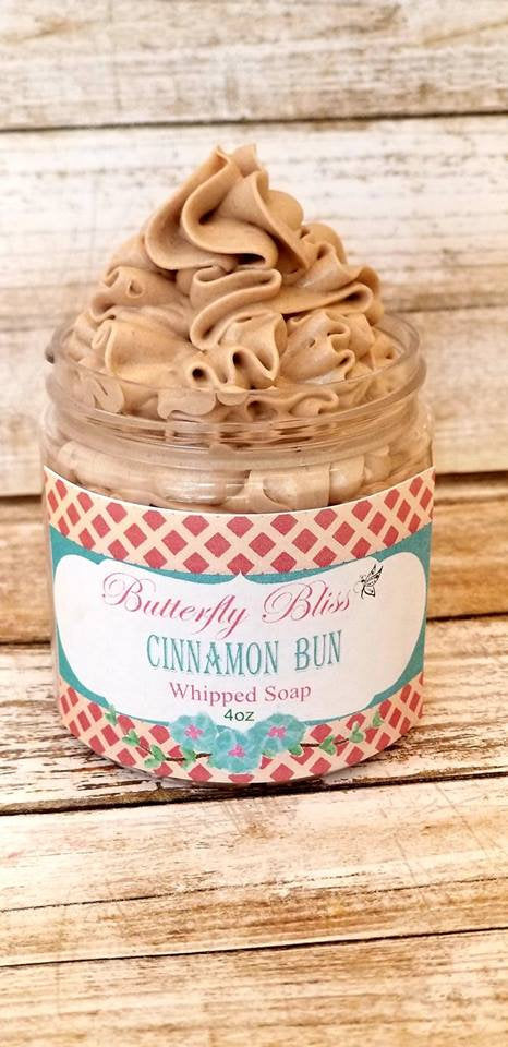 Cinnamon Bun Whipped Soap