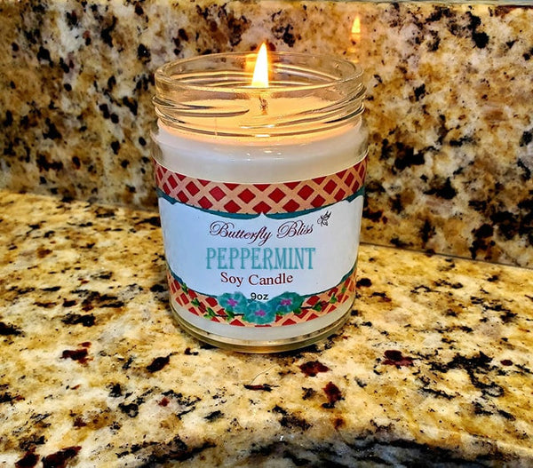 Peppermint Soy Candle
