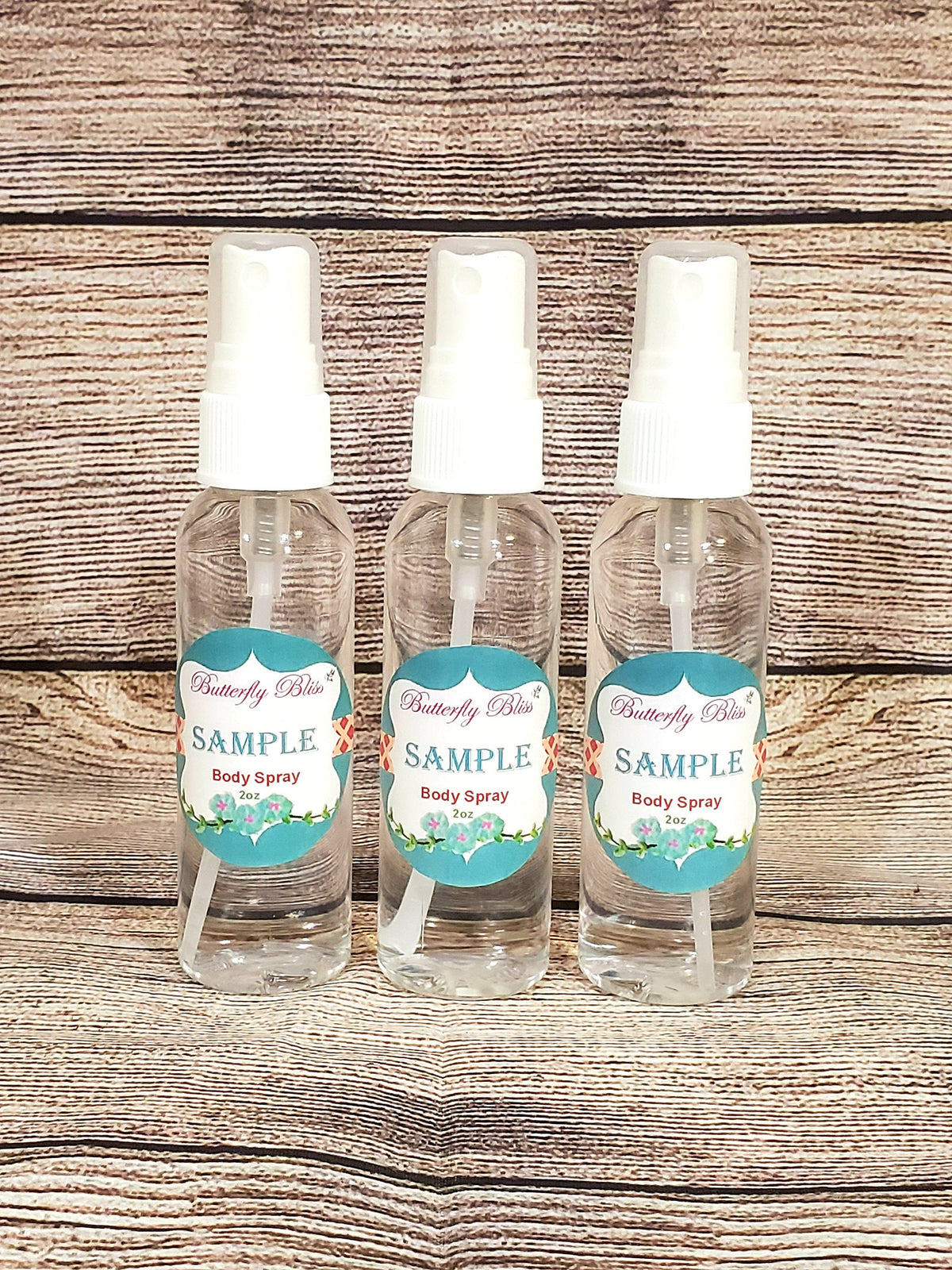 Body spray sample sets