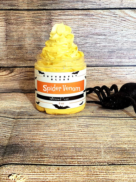 Spider Venom Whipped Soap | Spider Whipped Soap | Orange Scented Soap | Blood Orange | Spider Soap | Orange Soap | Spider Party Favor