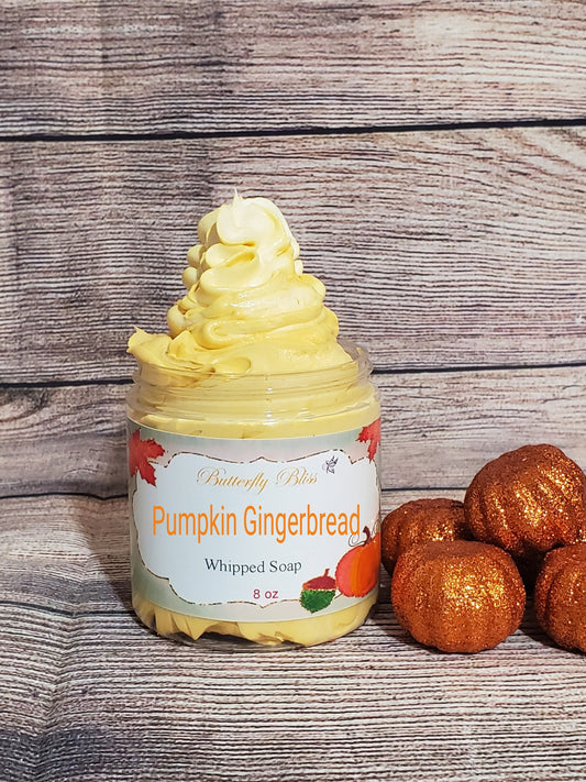 Pumpkin Gingerbread Whipped Soap