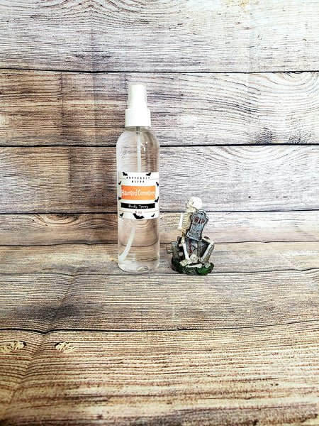Haunted Cemetery Scented Body Mist and Perfume Spray | Halloween Body Spray | Earthy Scented Mist | Cemetery Gift Ideas | Skeleton Gift Idea