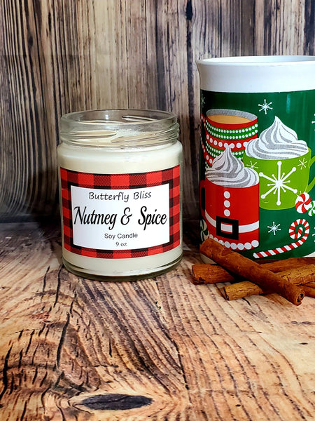 Nutmeg and Spice Soy Candle