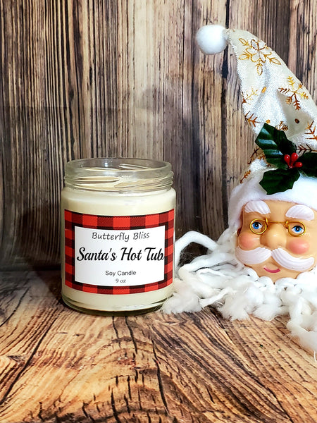 Santa's Hot Tube Soy Candle